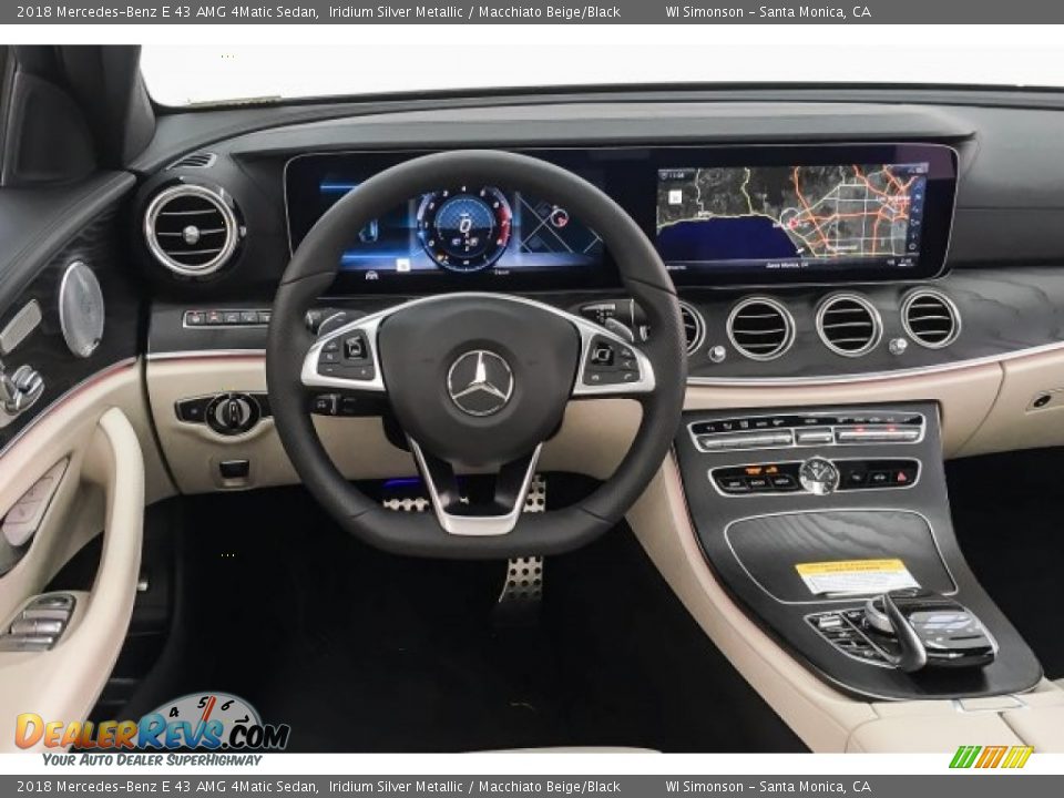 Dashboard of 2018 Mercedes-Benz E 43 AMG 4Matic Sedan Photo #4