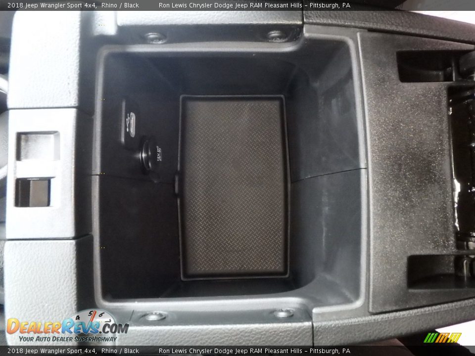 2018 Jeep Wrangler Sport 4x4 Rhino / Black Photo #17