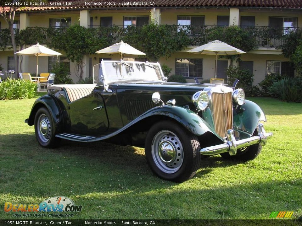 1952 MG TD Roadster Green / Tan Photo #14