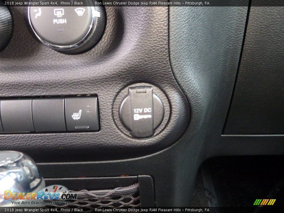 2018 Jeep Wrangler Sport 4x4 Rhino / Black Photo #18
