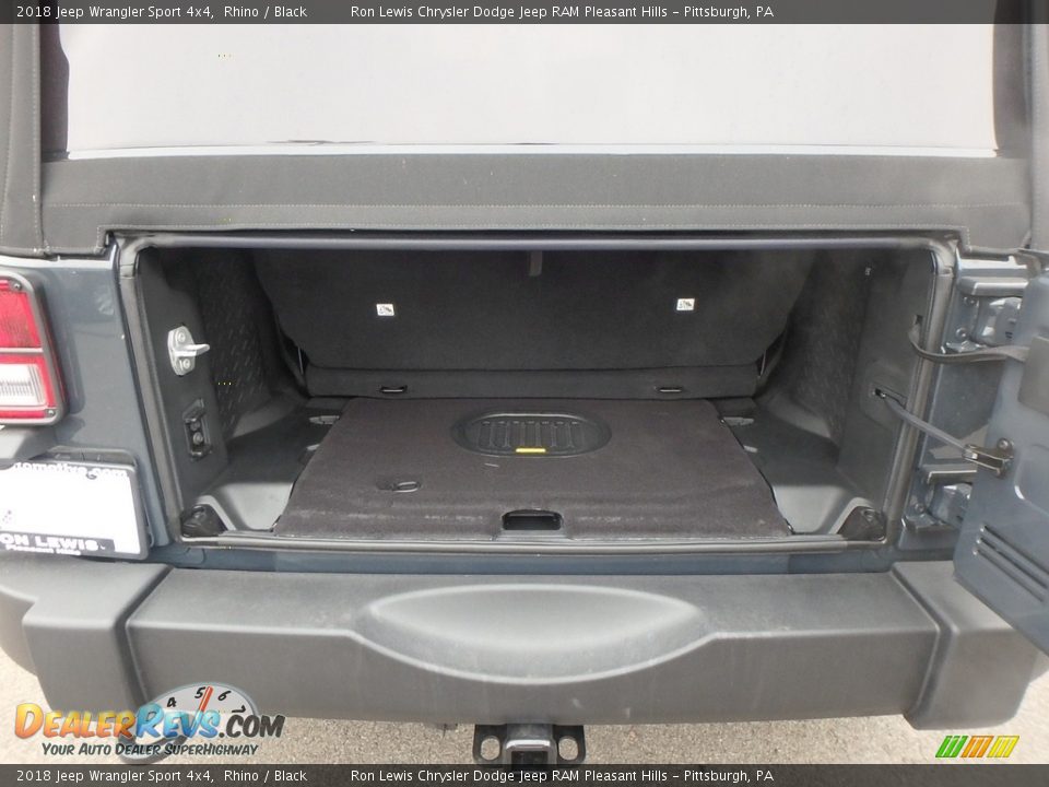 2018 Jeep Wrangler Sport 4x4 Rhino / Black Photo #20