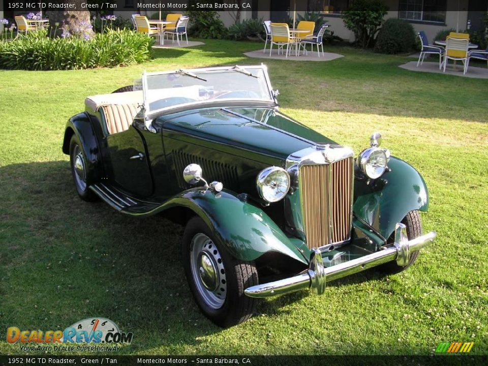 1952 MG TD Roadster Green / Tan Photo #15