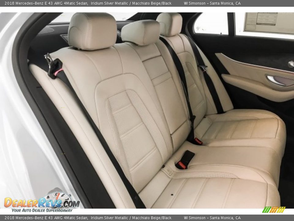 2018 Mercedes-Benz E 43 AMG 4Matic Sedan Iridium Silver Metallic / Macchiato Beige/Black Photo #14