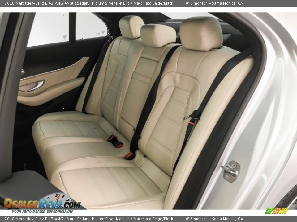 Rear Seat of 2018 Mercedes-Benz E 43 AMG 4Matic Sedan Photo #15