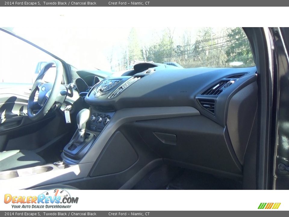 2014 Ford Escape S Tuxedo Black / Charcoal Black Photo #23