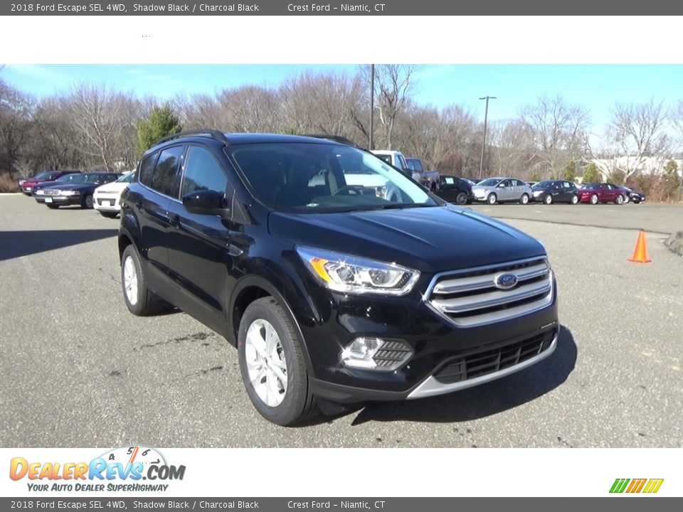 2018 Ford Escape SEL 4WD Shadow Black / Charcoal Black Photo #1
