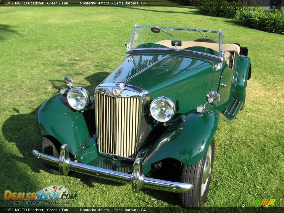 1952 MG TD Roadster Green / Tan Photo #17