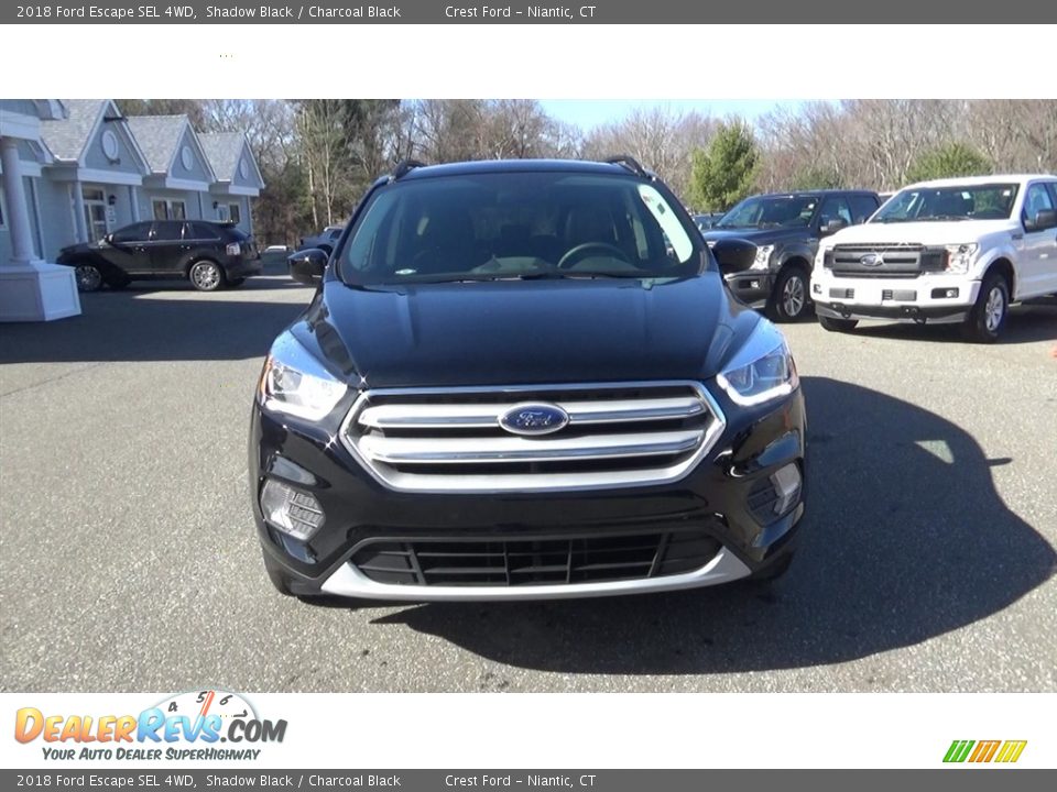 2018 Ford Escape SEL 4WD Shadow Black / Charcoal Black Photo #2