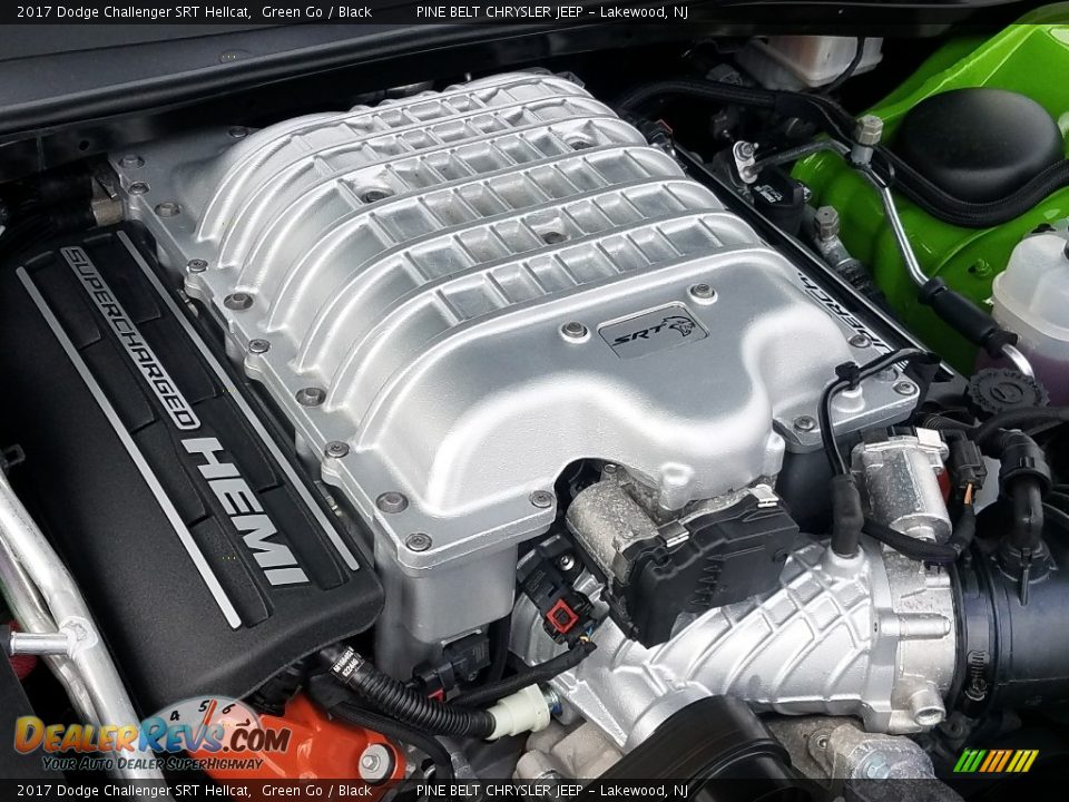 2017 Dodge Challenger SRT Hellcat 6.2 Liter Supercharged HEMI OHV 16-Valve VVT V8 Engine Photo #30
