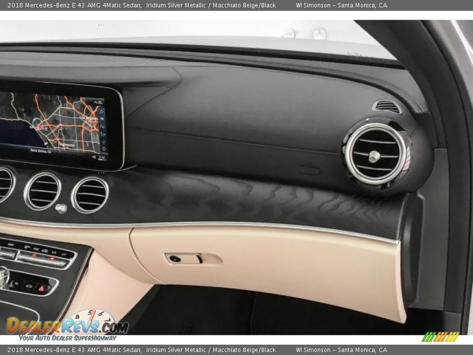 2018 Mercedes-Benz E 43 AMG 4Matic Sedan Iridium Silver Metallic / Macchiato Beige/Black Photo #24