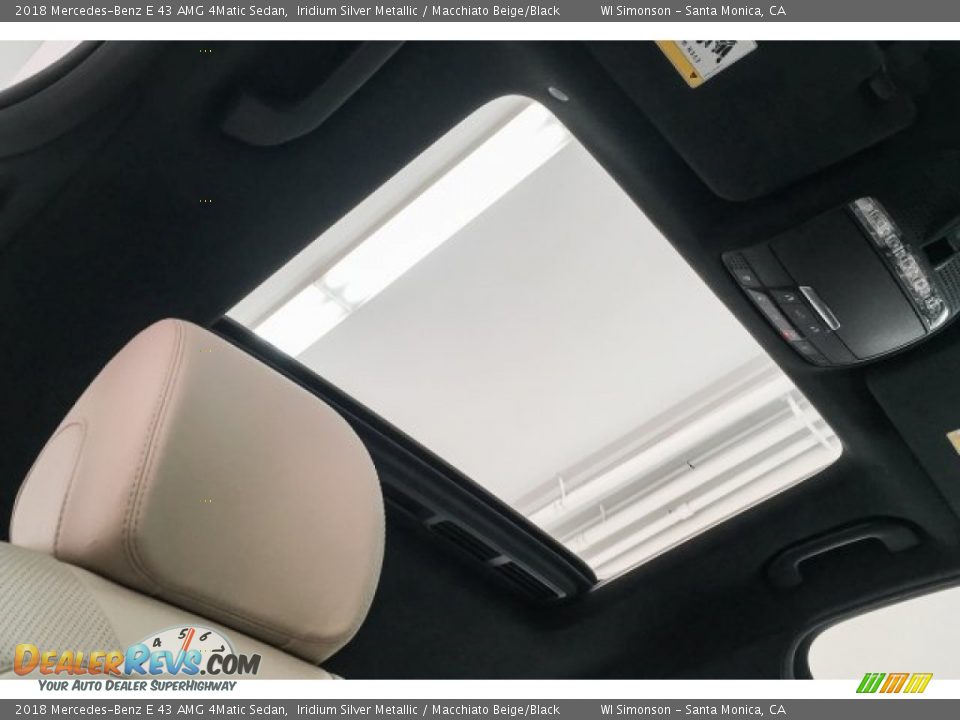 2018 Mercedes-Benz E 43 AMG 4Matic Sedan Iridium Silver Metallic / Macchiato Beige/Black Photo #25