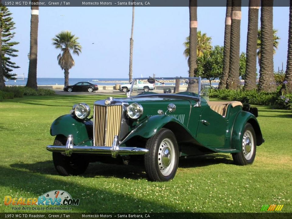 1952 MG TD Roadster Green / Tan Photo #19