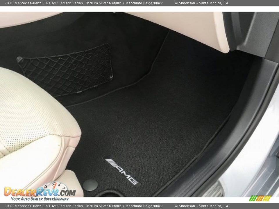 2018 Mercedes-Benz E 43 AMG 4Matic Sedan Iridium Silver Metallic / Macchiato Beige/Black Photo #26