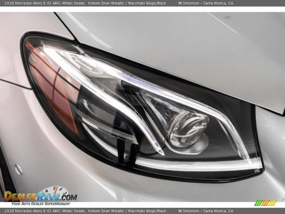 2018 Mercedes-Benz E 43 AMG 4Matic Sedan Iridium Silver Metallic / Macchiato Beige/Black Photo #29
