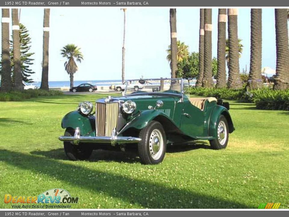 1952 MG TD Roadster Green / Tan Photo #20