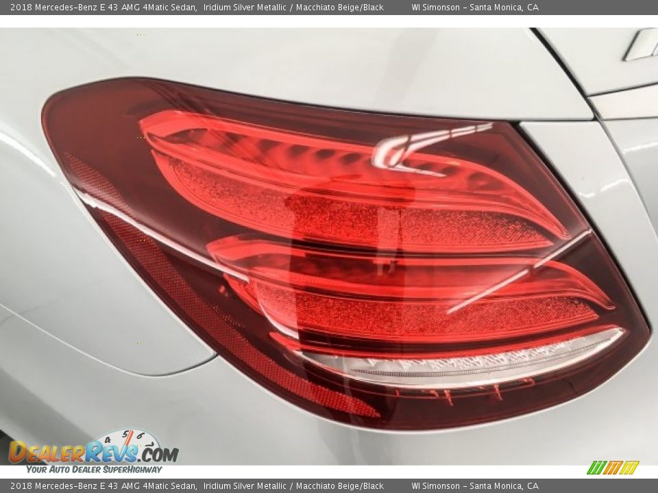 2018 Mercedes-Benz E 43 AMG 4Matic Sedan Iridium Silver Metallic / Macchiato Beige/Black Photo #31