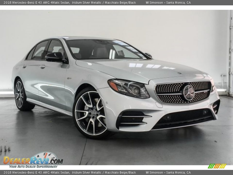 Iridium Silver Metallic 2018 Mercedes-Benz E 43 AMG 4Matic Sedan Photo #34