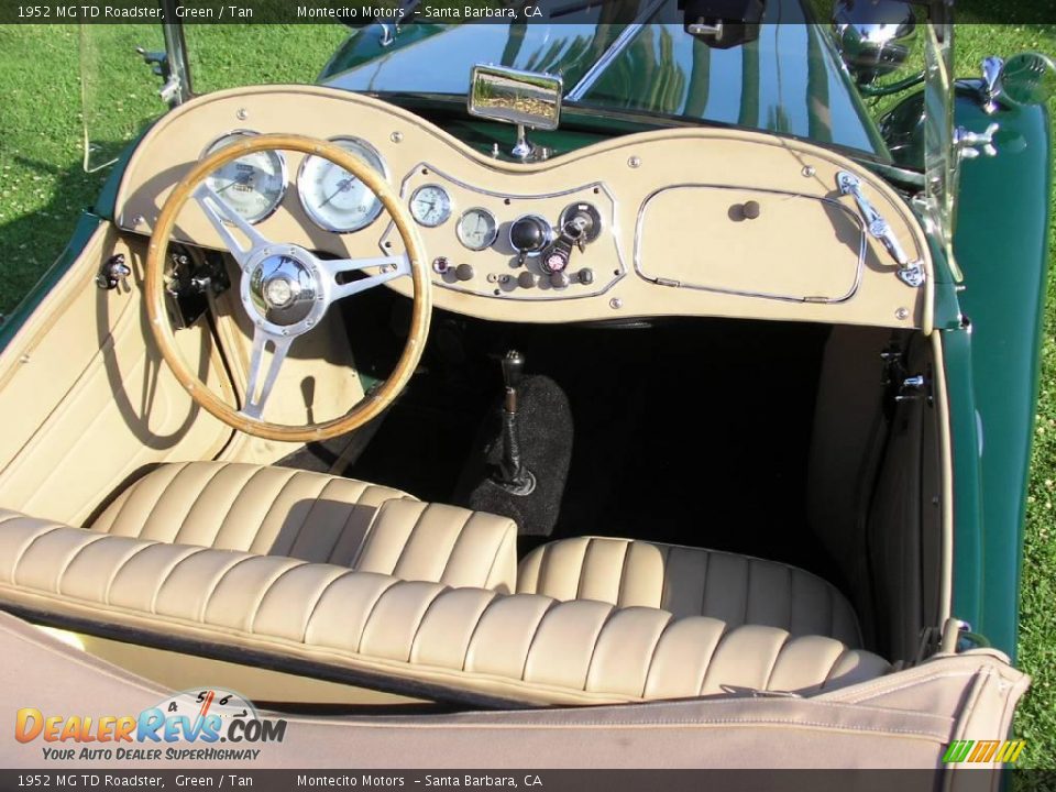 1952 MG TD Roadster Green / Tan Photo #22