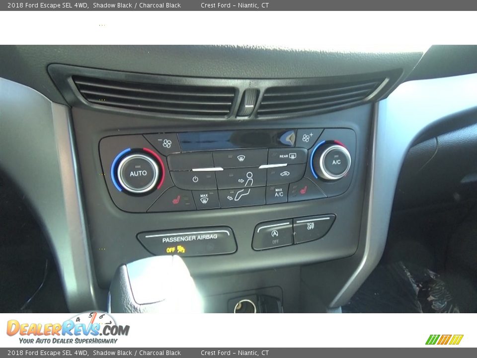 2018 Ford Escape SEL 4WD Shadow Black / Charcoal Black Photo #16