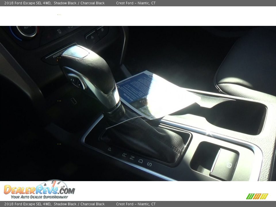 2018 Ford Escape SEL 4WD Shadow Black / Charcoal Black Photo #17