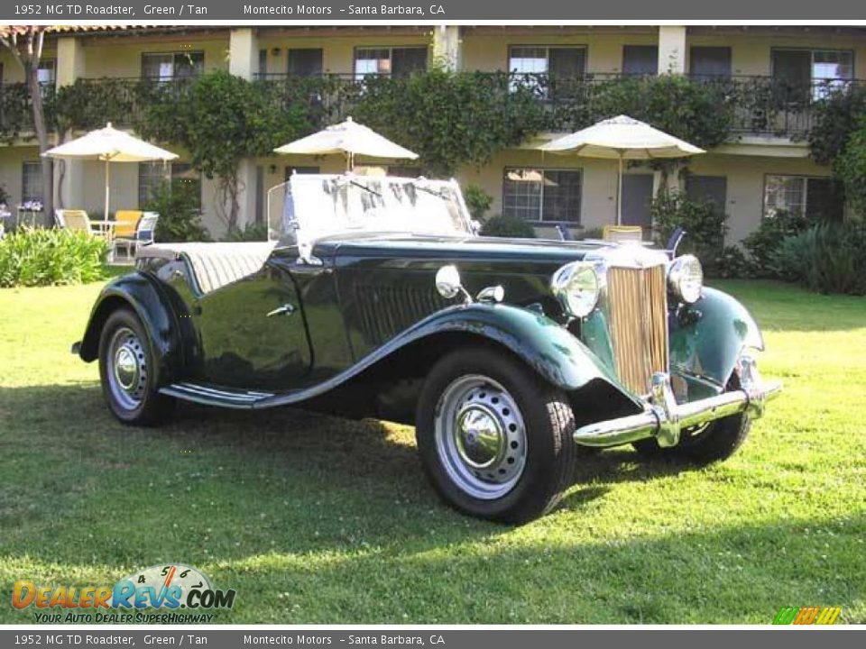 1952 MG TD Roadster Green / Tan Photo #25