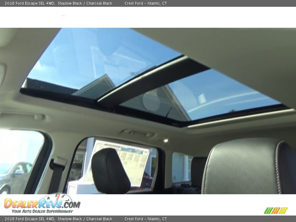 2018 Ford Escape SEL 4WD Shadow Black / Charcoal Black Photo #18