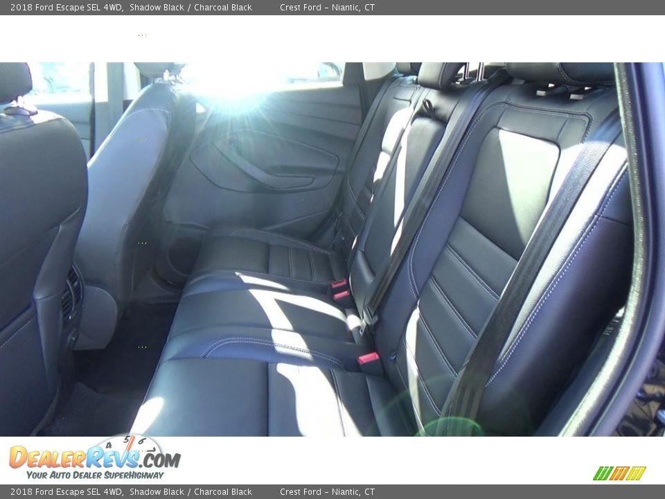 2018 Ford Escape SEL 4WD Shadow Black / Charcoal Black Photo #19