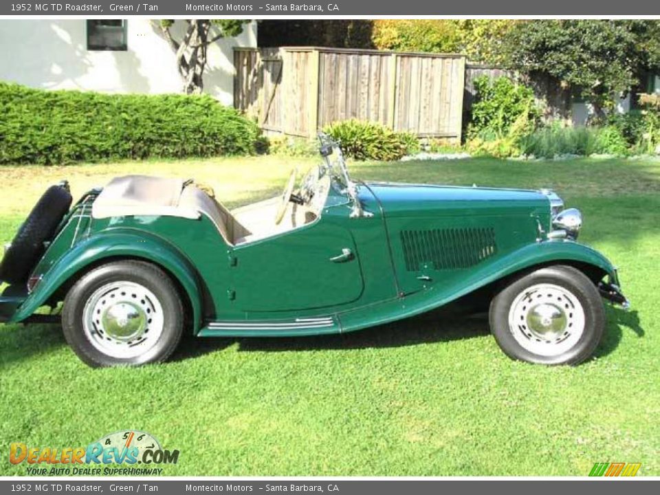 1952 MG TD Roadster Green / Tan Photo #27