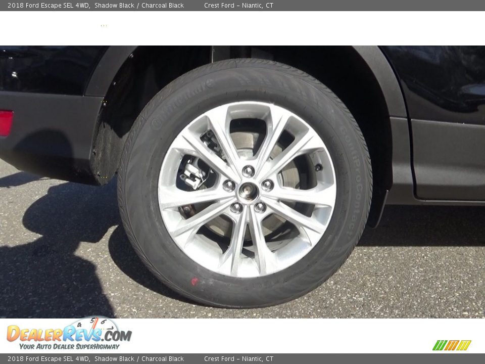 2018 Ford Escape SEL 4WD Shadow Black / Charcoal Black Photo #23