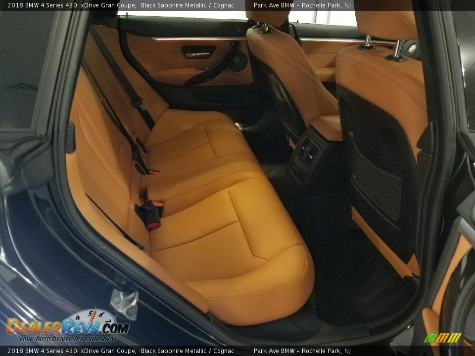 2018 BMW 4 Series 430i xDrive Gran Coupe Black Sapphire Metallic / Cognac Photo #11