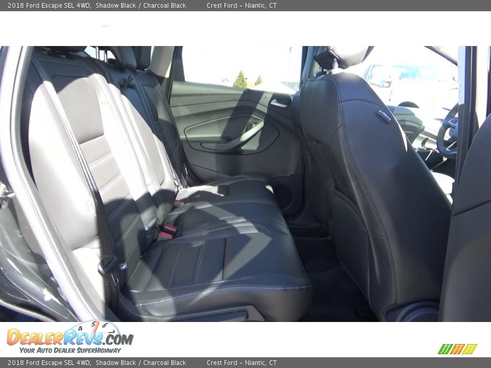 2018 Ford Escape SEL 4WD Shadow Black / Charcoal Black Photo #24