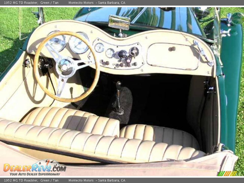 1952 MG TD Roadster Green / Tan Photo #28