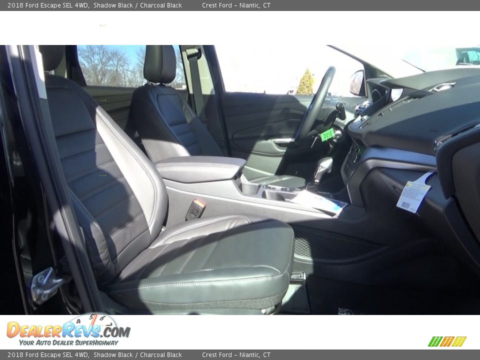 2018 Ford Escape SEL 4WD Shadow Black / Charcoal Black Photo #25