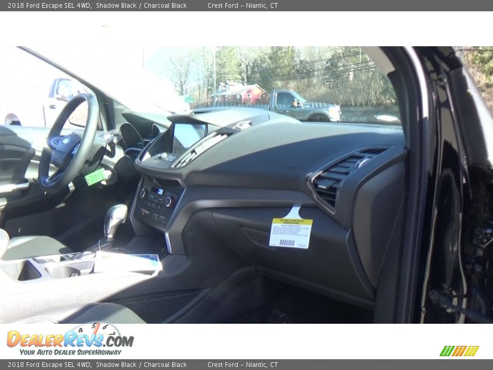2018 Ford Escape SEL 4WD Shadow Black / Charcoal Black Photo #26