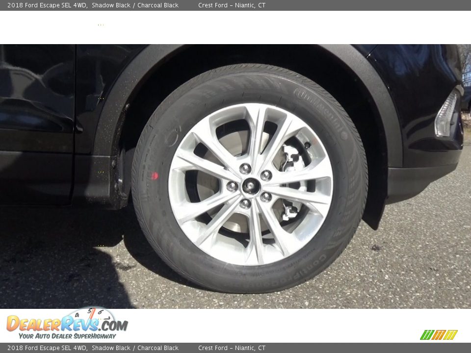 2018 Ford Escape SEL 4WD Shadow Black / Charcoal Black Photo #27