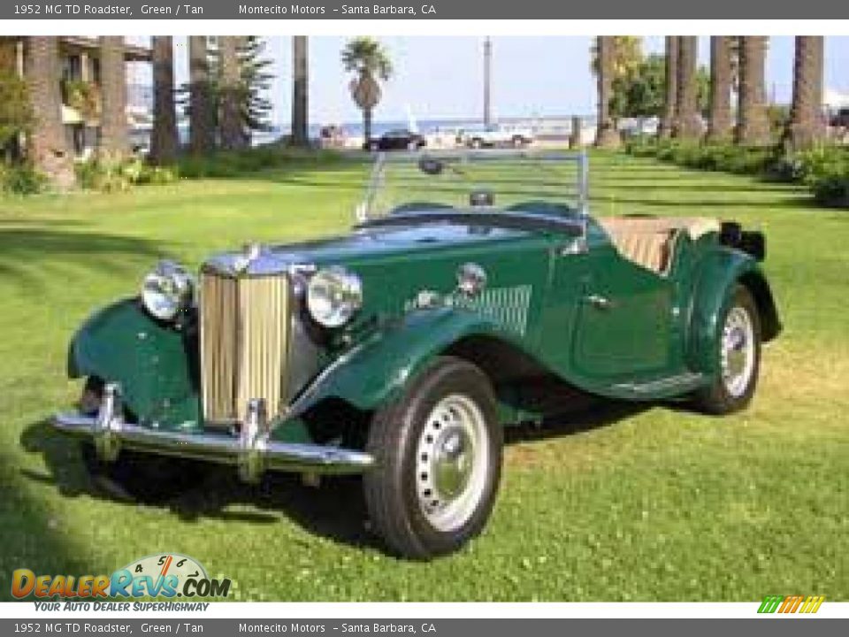 1952 MG TD Roadster Green / Tan Photo #29