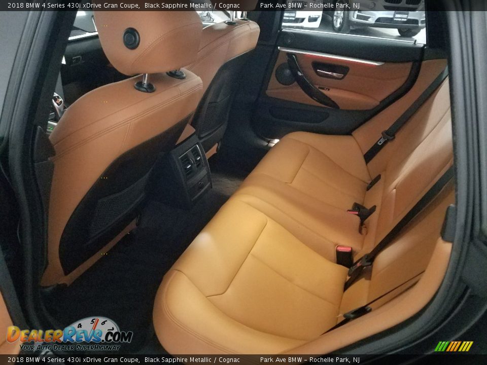 2018 BMW 4 Series 430i xDrive Gran Coupe Black Sapphire Metallic / Cognac Photo #14