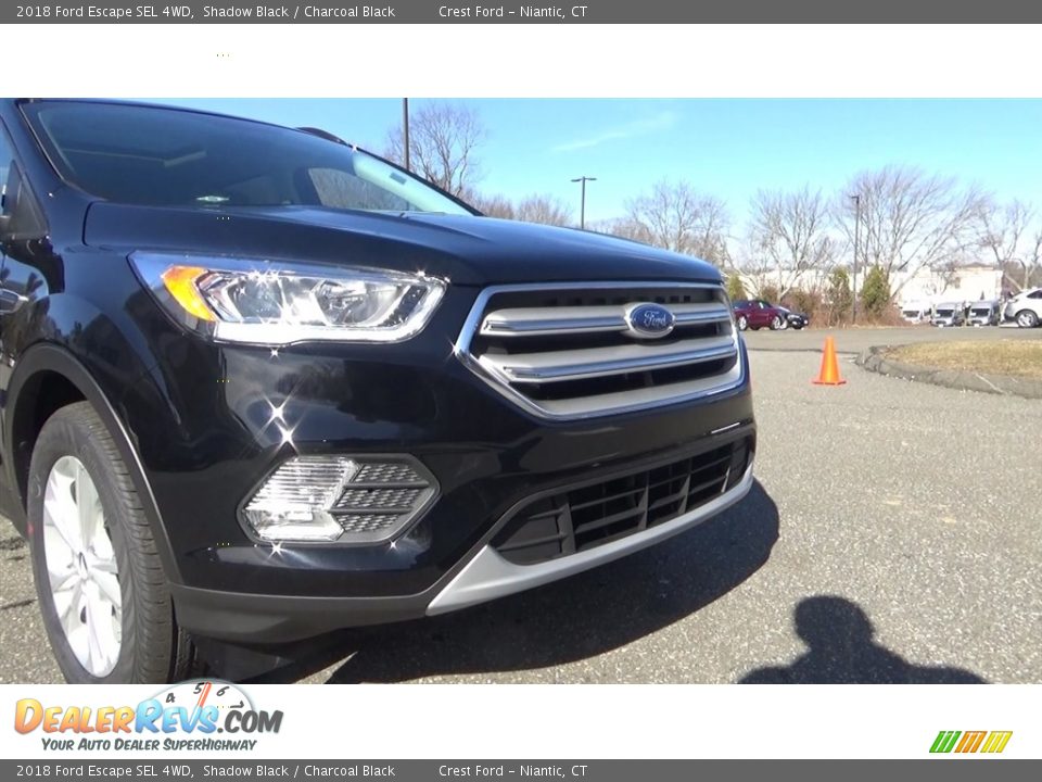 2018 Ford Escape SEL 4WD Shadow Black / Charcoal Black Photo #28
