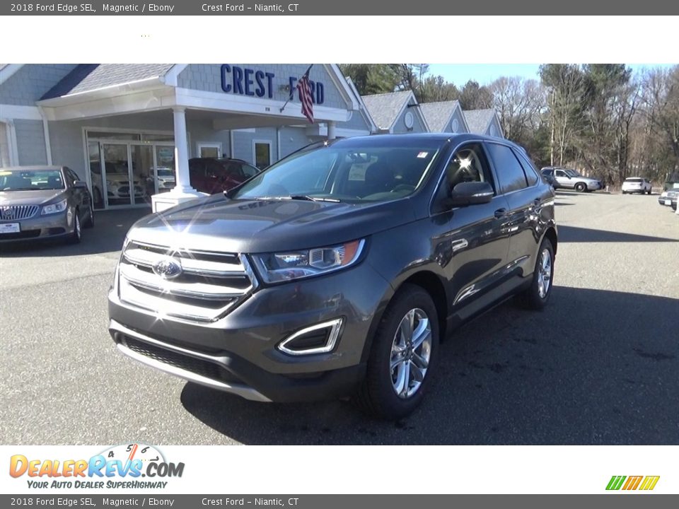 2018 Ford Edge SEL Magnetic / Ebony Photo #3