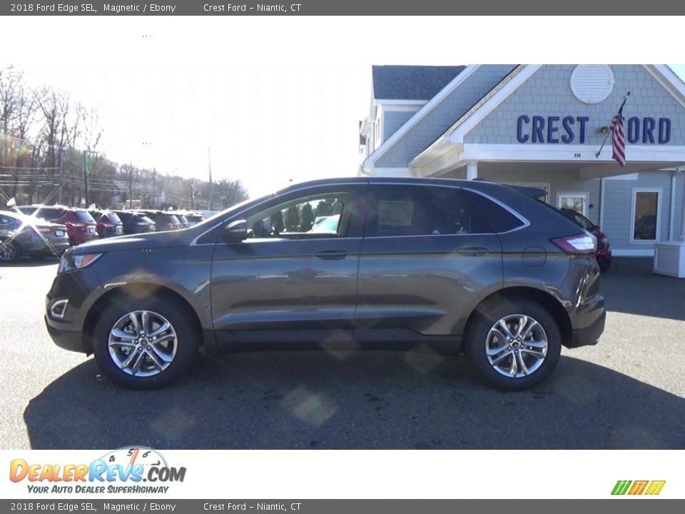2018 Ford Edge SEL Magnetic / Ebony Photo #4