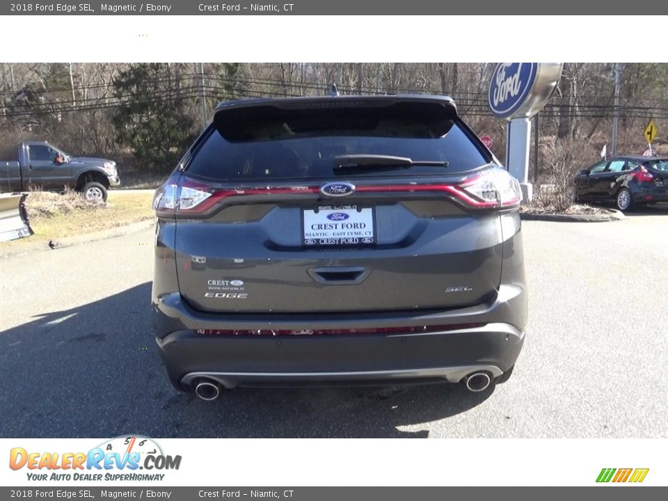 2018 Ford Edge SEL Magnetic / Ebony Photo #6