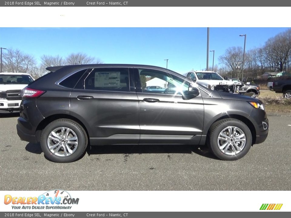2018 Ford Edge SEL Magnetic / Ebony Photo #8