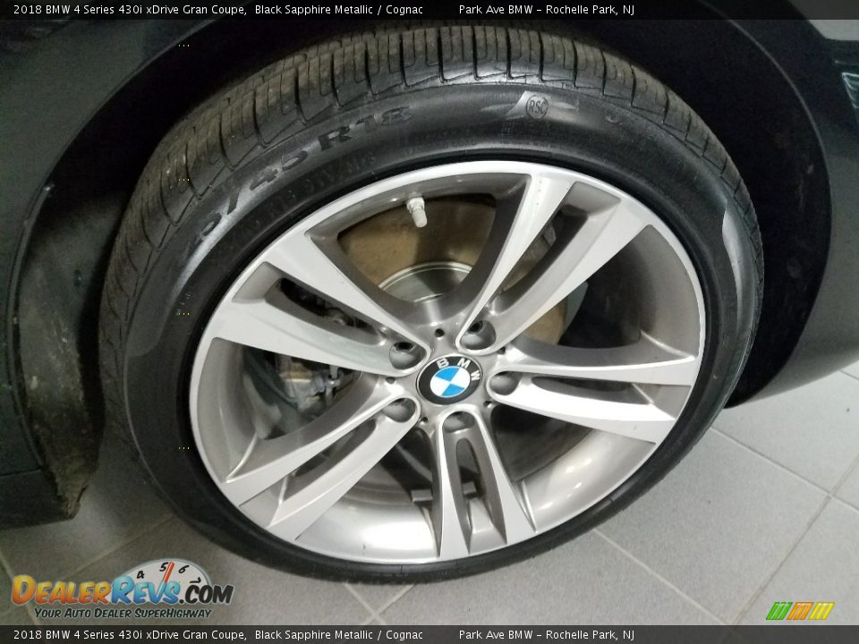 2018 BMW 4 Series 430i xDrive Gran Coupe Black Sapphire Metallic / Cognac Photo #26