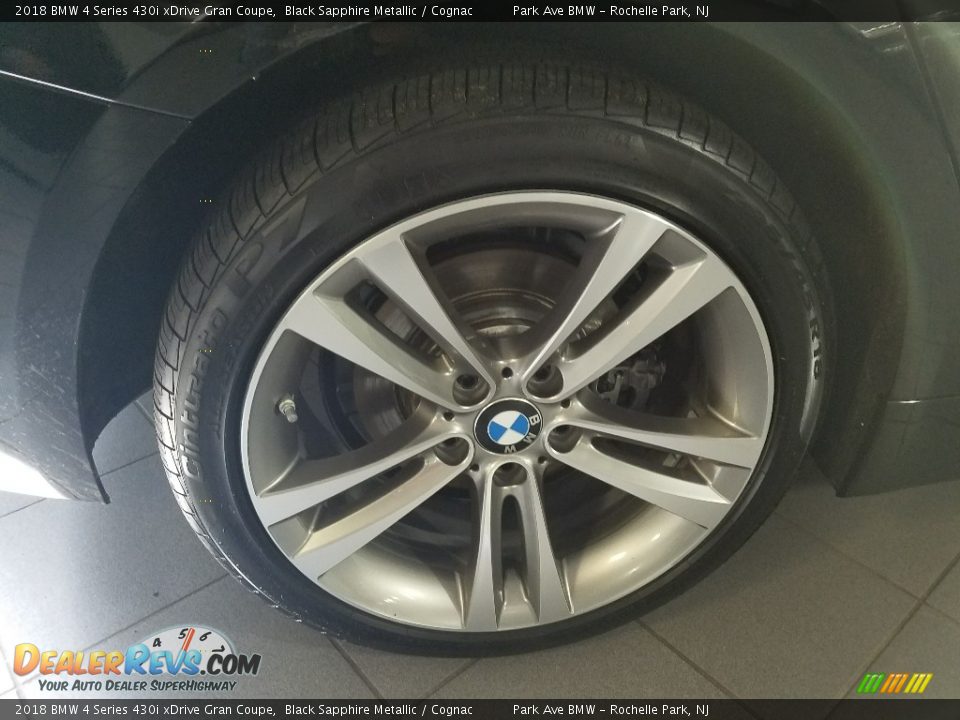2018 BMW 4 Series 430i xDrive Gran Coupe Black Sapphire Metallic / Cognac Photo #27