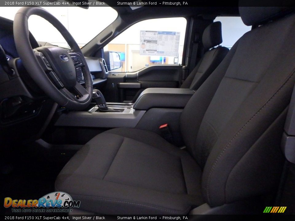 2018 Ford F150 XLT SuperCab 4x4 Ingot Silver / Black Photo #6