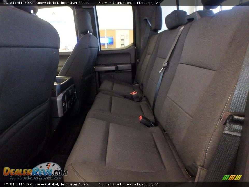 2018 Ford F150 XLT SuperCab 4x4 Ingot Silver / Black Photo #7