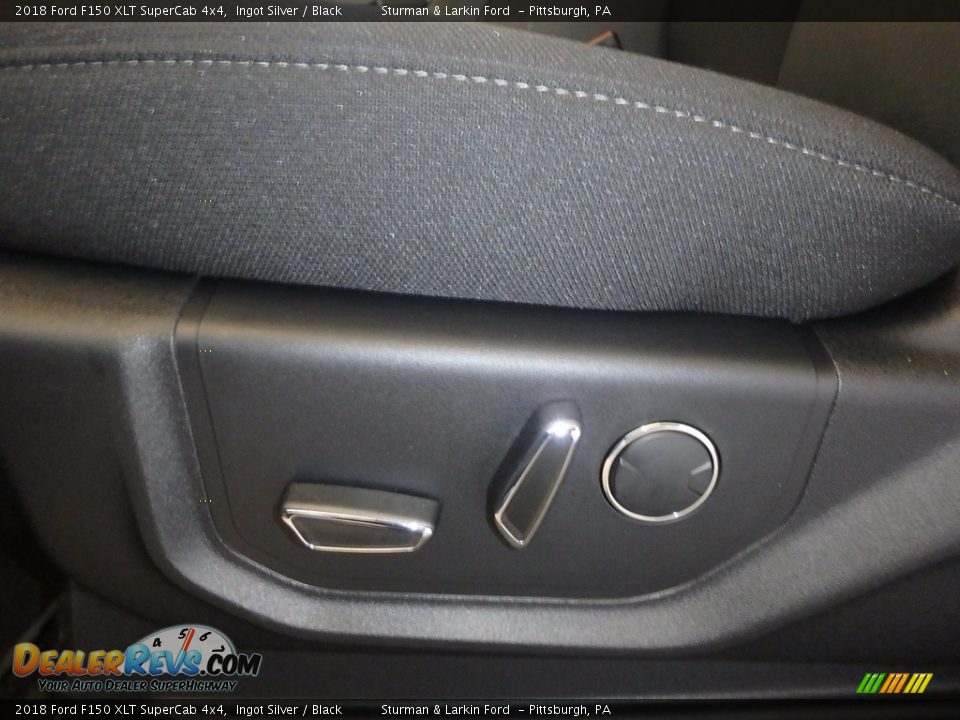 2018 Ford F150 XLT SuperCab 4x4 Ingot Silver / Black Photo #11