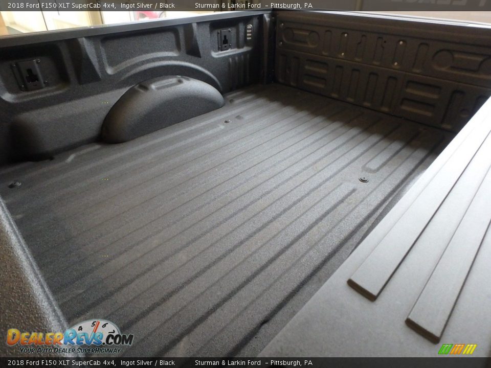 2018 Ford F150 XLT SuperCab 4x4 Ingot Silver / Black Photo #15