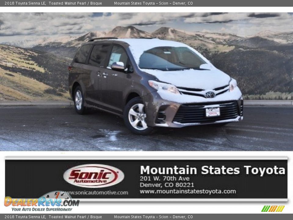 2018 Toyota Sienna LE Toasted Walnut Pearl / Bisque Photo #1
