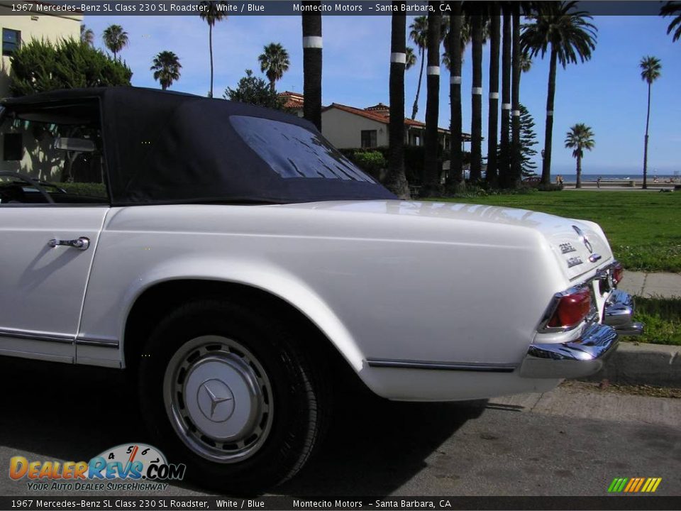1967 Mercedes-Benz SL Class 230 SL Roadster White / Blue Photo #31